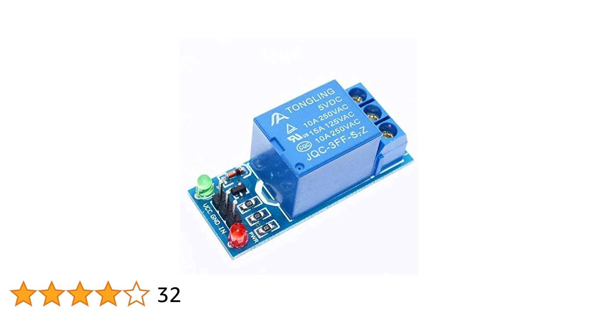 5V 1 Channel 240VAC NO/NC 2 State Relay Module